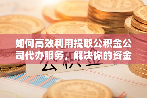 汶川如何高效利用提取公积金公司代办服务，解决你的资金难题