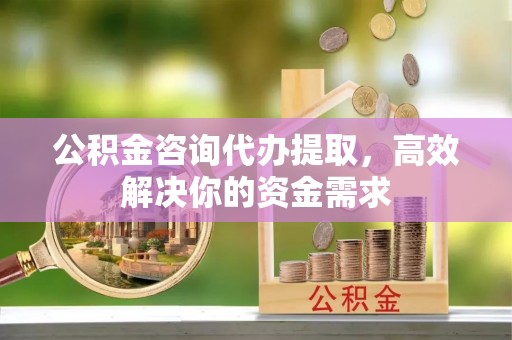 汶川公积金咨询代办提取，高效解决你的资金需求